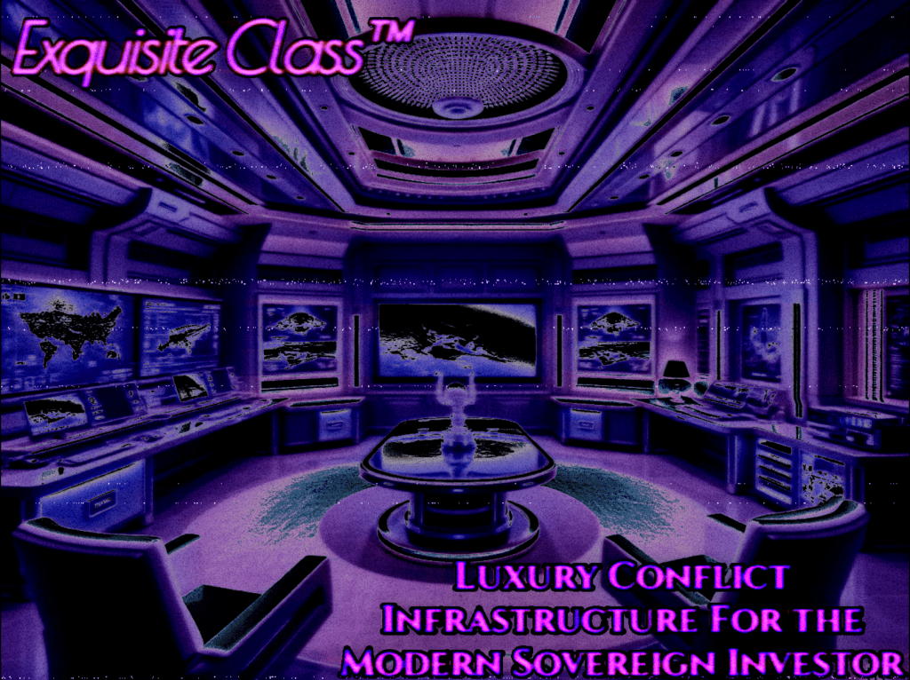 “Exquisite Class™”: Luxury Conflict Infrastructure For the Modern Sovereign&nbsp;Investor