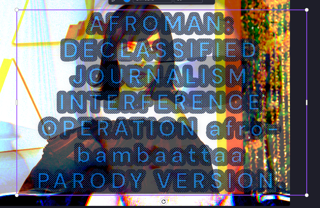 [LEAKED] AFROMAN: DECLASSIFIED JOURNALISM INTERFERENCE OPERATION: Afrik-O-Bambaattaa PARODY VERSION (BWU Remix).