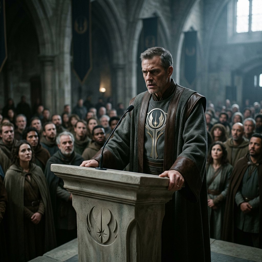 Lord Redactus Speech Transcript: “The Jedi Council’s Longstanding Policy of Non-Interference Regarding Master Epstein’s Activities”
